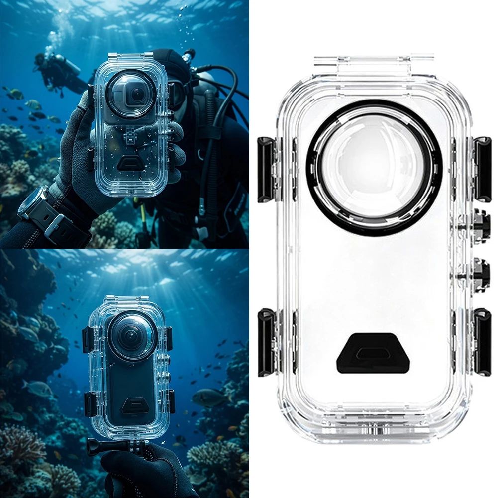 Aquatic Diving - Custodia Subacquea Impermeabile 60M con Sganci