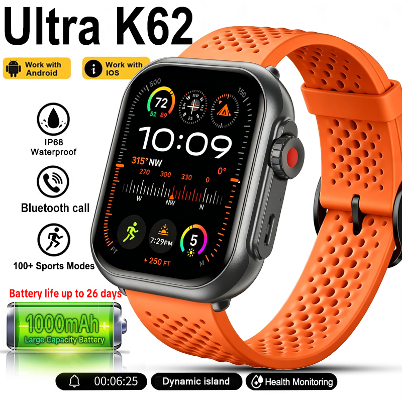 Aquatic Sports Performance - Nuovo Smartwatch Ultra K62 per Uomo