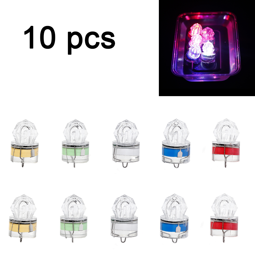 Underwater Flashlight - 10 pezzi lampada da pesca a