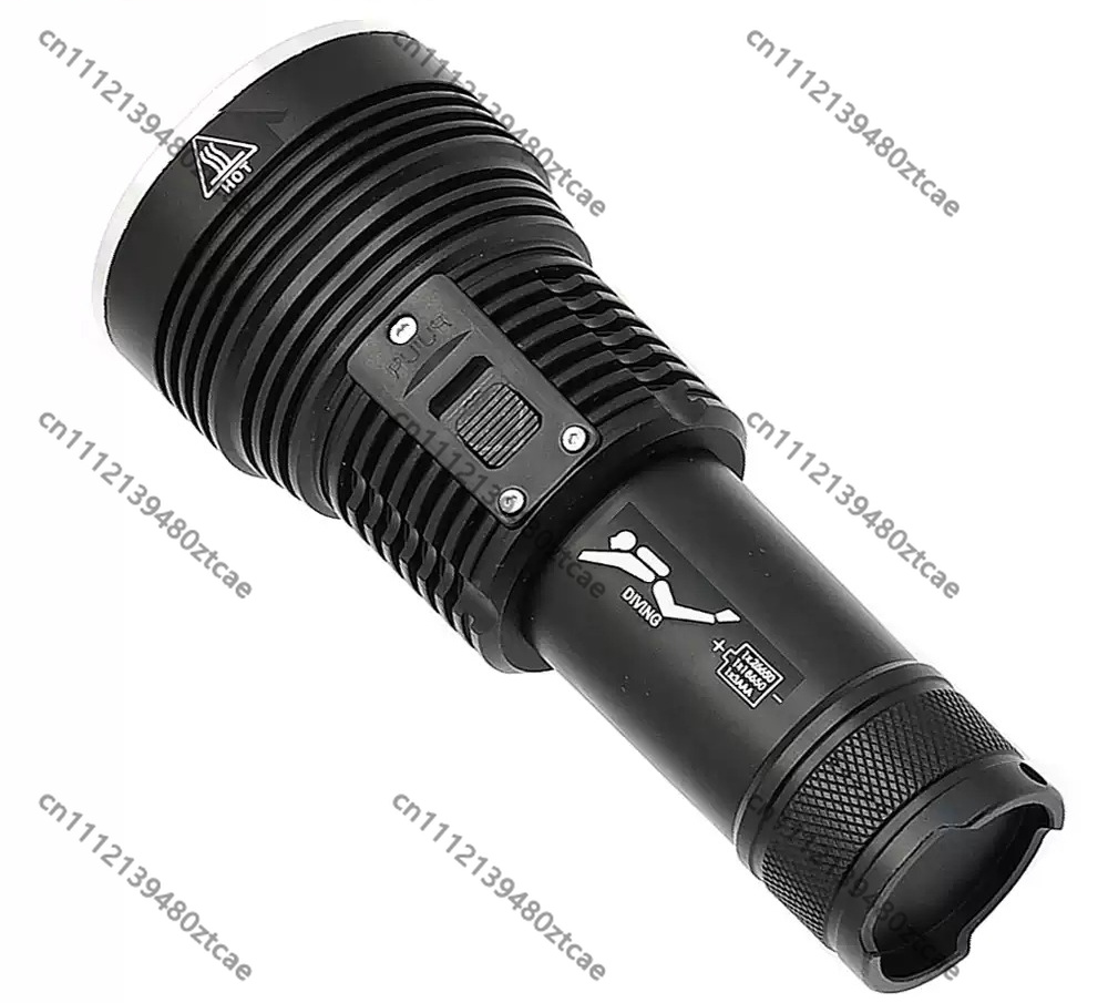 Underwater Flashlight - Torcia Subacquea Professionale a Laser Bianco