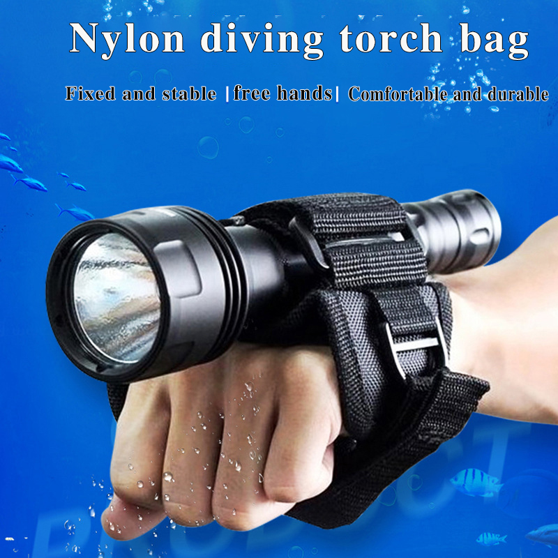 Underwater Flashlight - Guanti per supporto per torcia subacquea