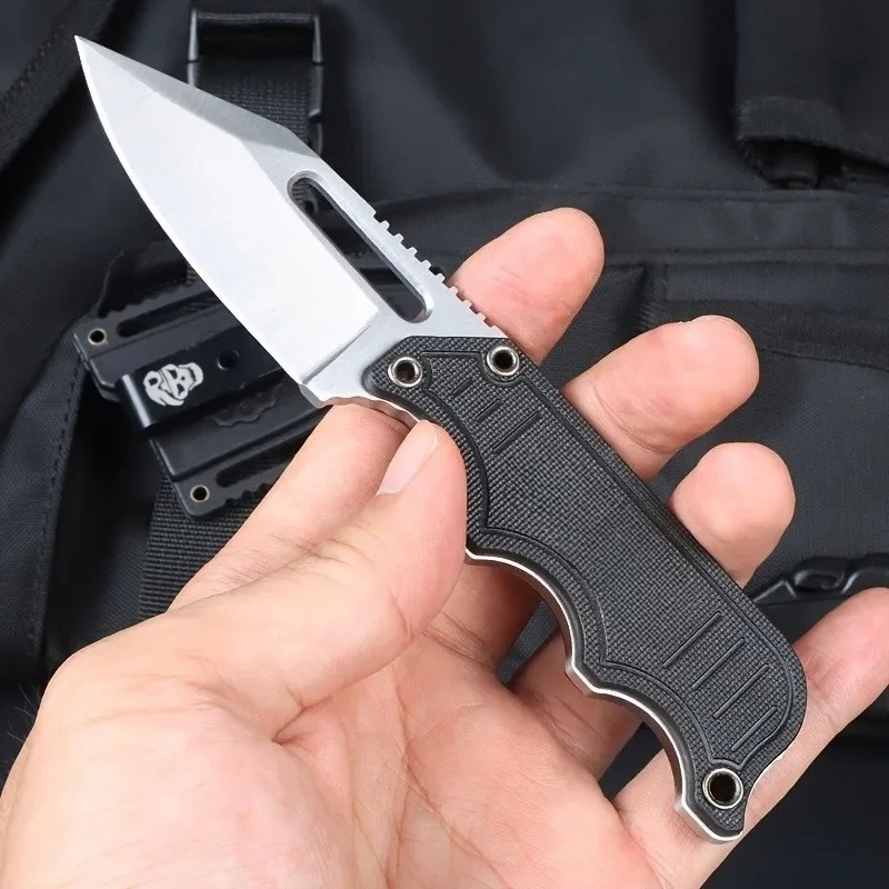 Mini coltello a lama fissa G10 - Dive Knife Titanium recensione e prezzo