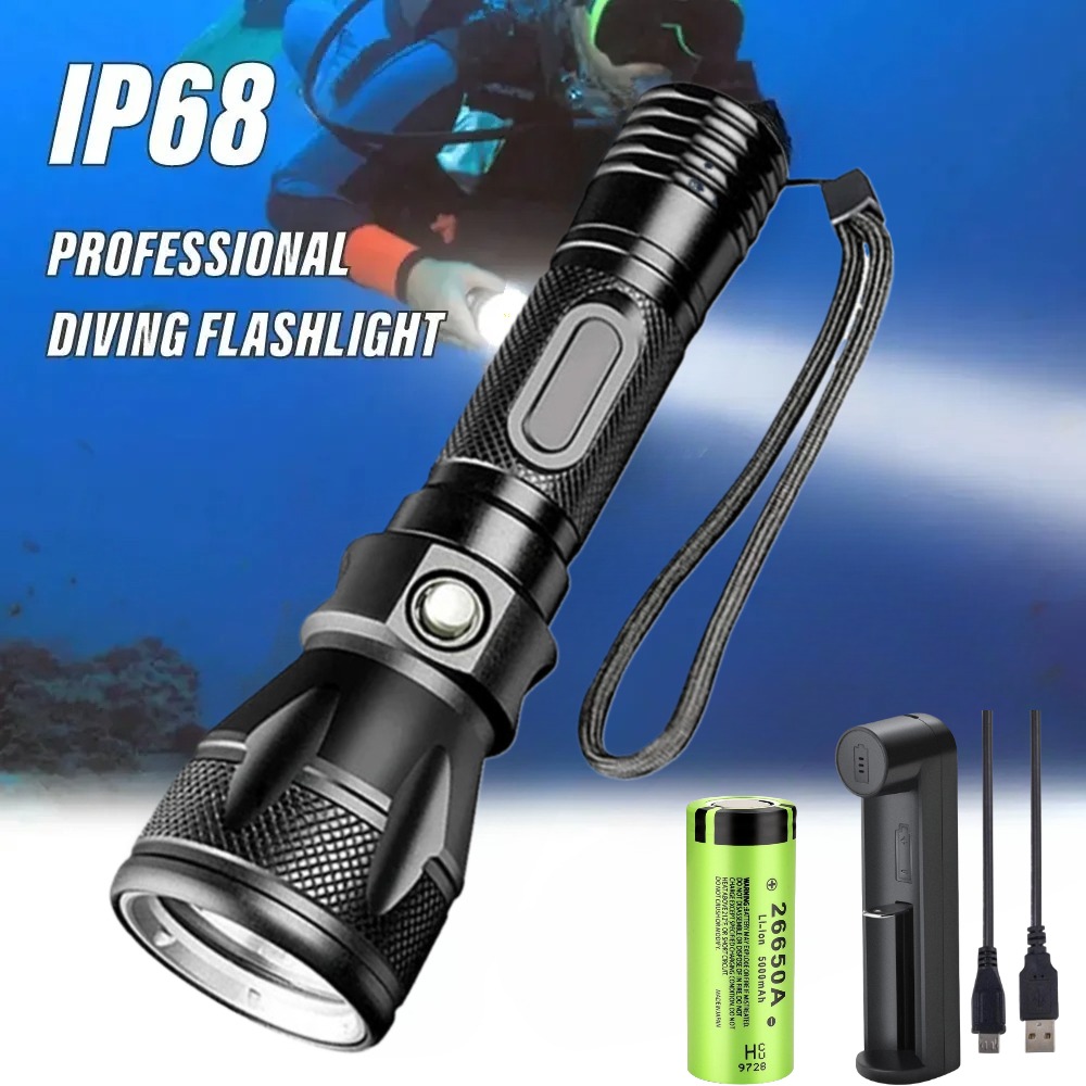 Torcia Subacquea Professionale - Underwater Flashlight recensione e prezzo