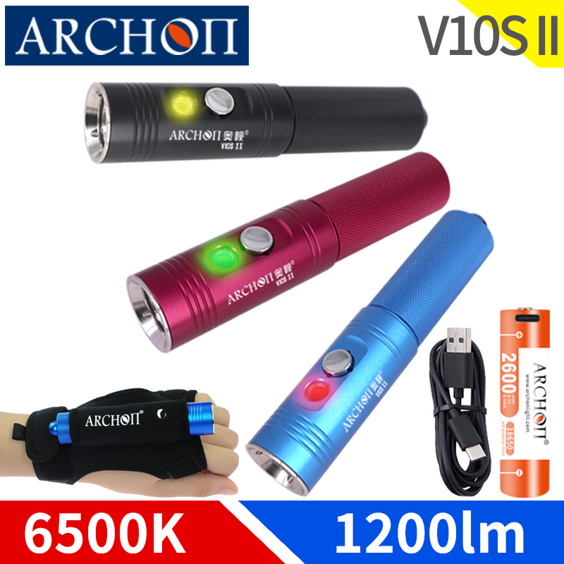 Archon V10s II Scuba Diving Li - Underwater Flashlight recensione e prezzo