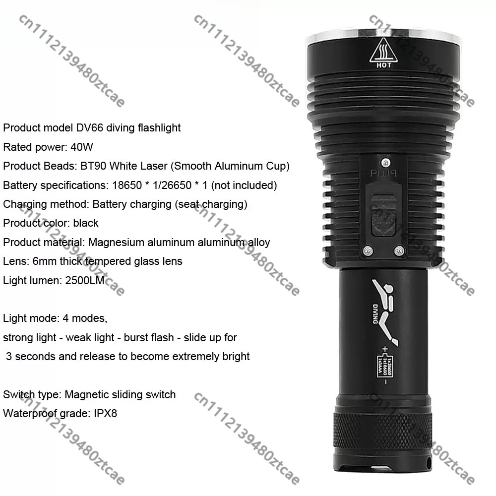 Torcia Subacquea Professionale - Underwater Flashlight recensione e prezzo