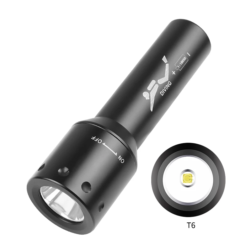 Nuova Torcia Subacquea LED T6  - Underwater Flashlight recensione e prezzo
