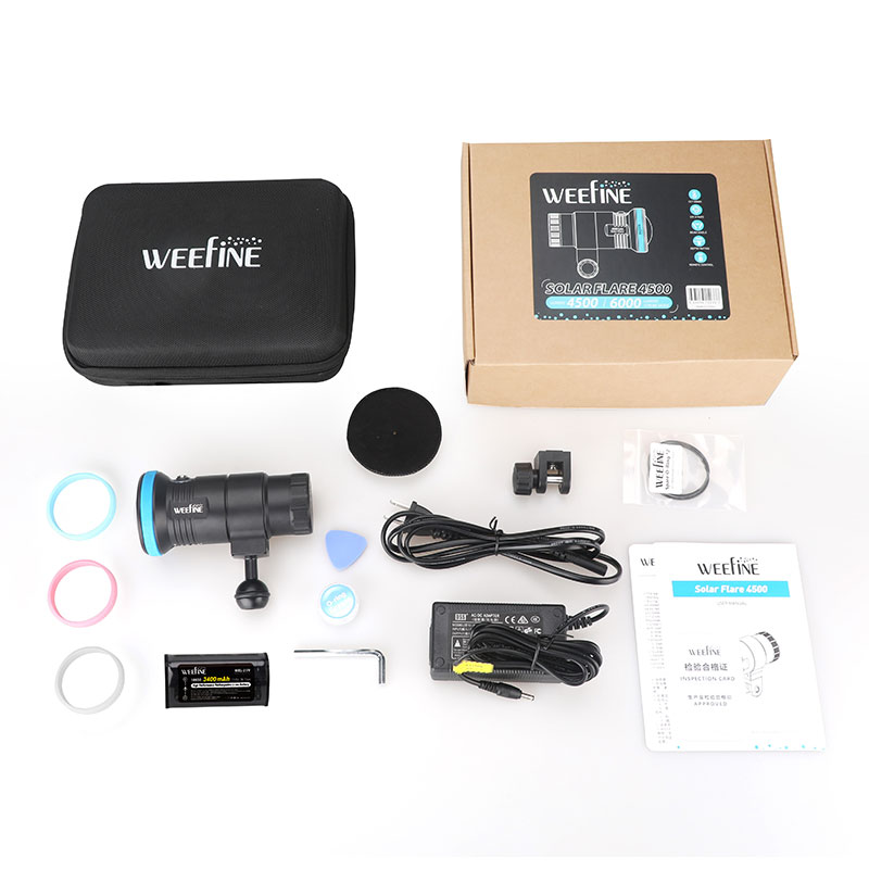 WEEFINE SolarFlare 4500 WF102  - Underwater Flashlight recensione e prezzo